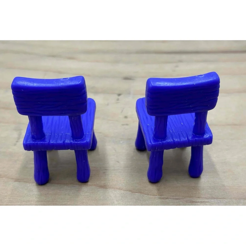 Disney Miniature Purple Dollhouse Sized Winnie The Pooh‎ Chair